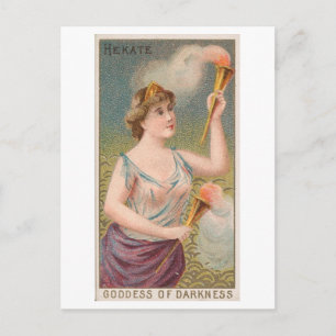 Sterke vrouwen Series #58: Hekate Darkness  Briefkaart