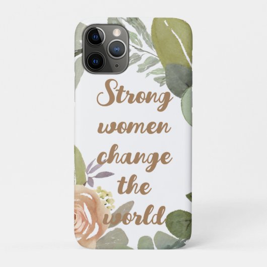 sterke vrouwen veranderen de wereld 8 maart gelijk Case-Mate iPhone case (Achterkant)
