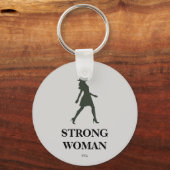 Sterke Woman Sleutelhanger (Voorkant)