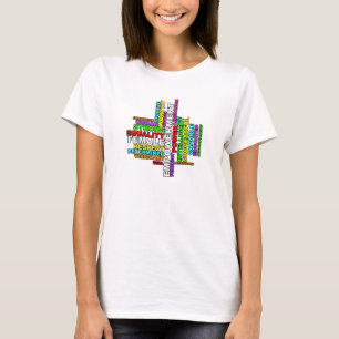 Sterke Woman Wolk T-shirt
