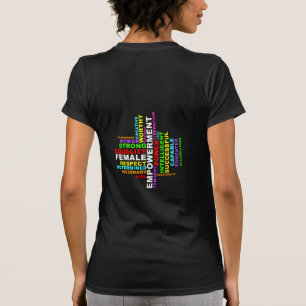 Sterke Woman Wolk T-shirt