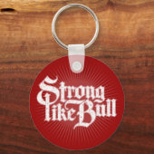 Sterke zoals Bull-Sleutelhanger Sleutelhanger (Voorkant)