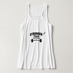 Sterker Dan Gisteren Fitness Motivatie Tanktop