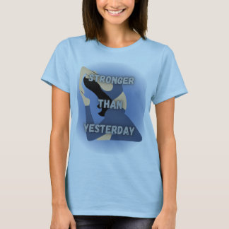 Sterker dan gisteren - Motivatie Gym T-shirt