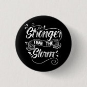 Sterker dan het Storm Ronde Button 3,2 Cm (Voorkant)