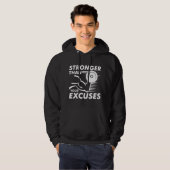 Sterker dan je accijnzen hoodie (Voorkant volledig)