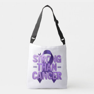 Sterker Dan Kanker Boodschappentas Kankerbewustz Crossbody Tas