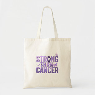 Sterker Dan Kanker Boodschappentas Kankerbewustz Tote Bag