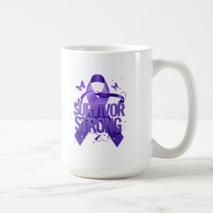 Sterker dan kanker mok   Kankerbewustzijn koffie