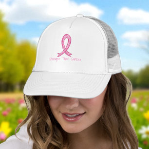 Sterker Dan Kanker Roze Lint Steun Cadeau Trucker Pet