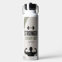 Sterker Elke Dag Fitnesswaterfles