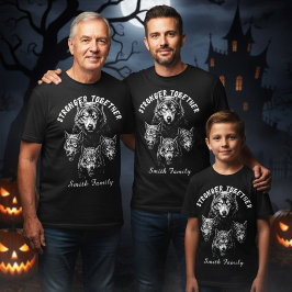 Sterker Samen Gezin Gepersonaliseerd Halloween T-shirt