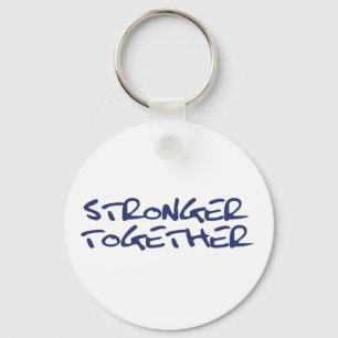 Sterker samen. Hillary Clinton. Sleutelhanger