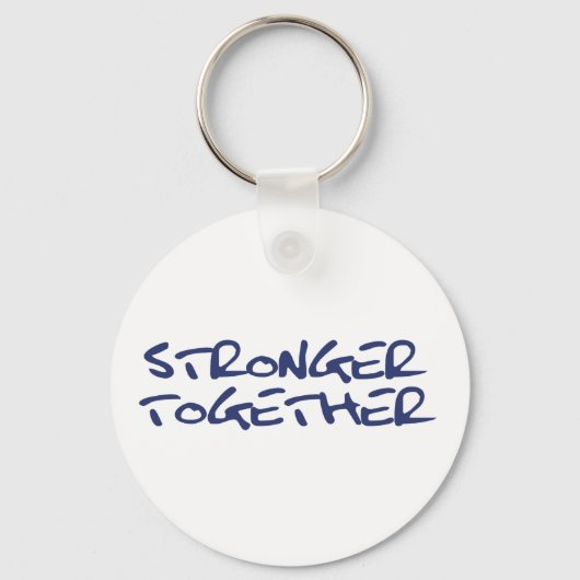 Sterker samen. Hillary Clinton. Sleutelhanger (Voorkant)