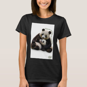 Sterker Samen in Harmonie Pandas Vrouw Biologisch T-shirt
