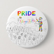 Sterker Samen PRIDE Knop