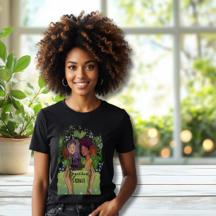 Sterker Samen Vrouwendag Portret T-shirt