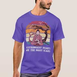 Sterkste harten hebben de meeste littekens Retro T-shirt