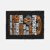 Sterkste onder multiple sclerose Sterk Fleece Deken (Voorkant (Horizontaal))