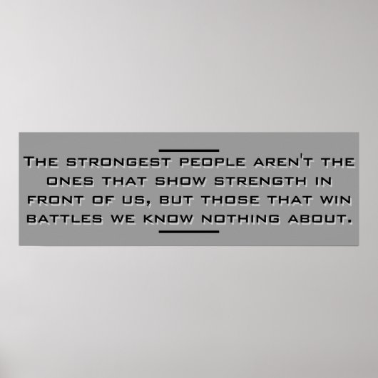 Sterkste Poster (Voorkant)