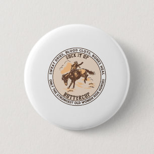 Sterkste Vrouwen Rijden Paard Paardrijden Meisjes Ronde Button 5,7 Cm