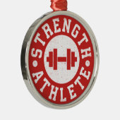 Sterkte atleet metalen ornament (Rechts)