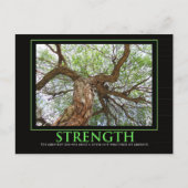 Sterkte citaat om elke dag op te fleuren briefkaart (Voorkant)