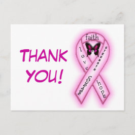 Sterkte en moed dank je wel briefkaart