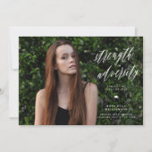 Sterkte in de Uitnodiging van het Afstuderen van d (Voorkant)