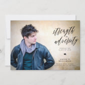 Sterkte in de Uitnodiging van het Afstuderen van d (Voorkant)