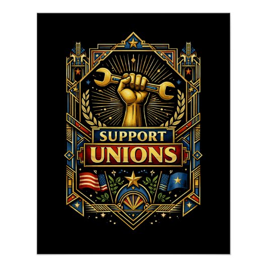 Sterkte in Solidariteit Perfect Poster (Voorkant)