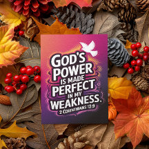 Sterkte in zwakte affirmatiekaart