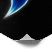 Sterkte Japanse Kanji Symbol Poster (Hoek)