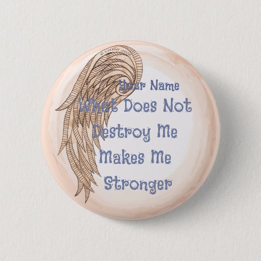 Sterkte Ronde Button 5,7 Cm (Voorkant)