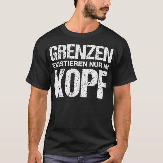 Sterkte Sportgrenzen In De Hoofd Gym Workout T-shirt