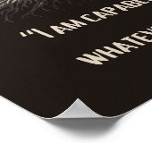 Sterkte temidden van tegenspoed poster (Hoek)