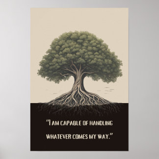 Sterkte temidden van tegenspoed poster