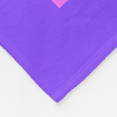 Sterkte van de liefde fleece deken (Hoek)