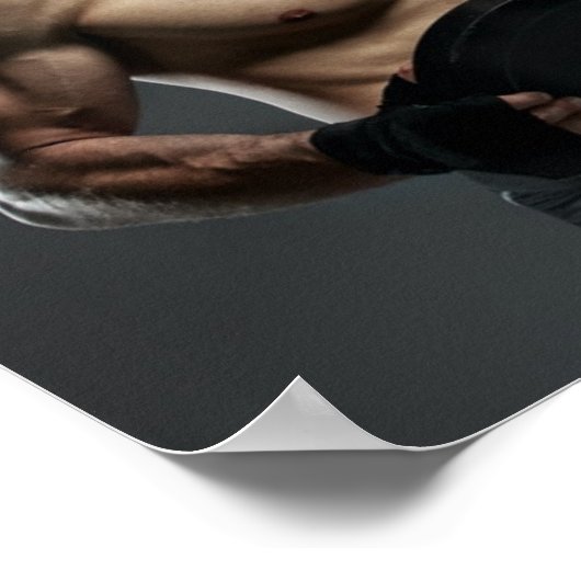 Sterkte van het Man Lift Weeg Poster (Hoek)