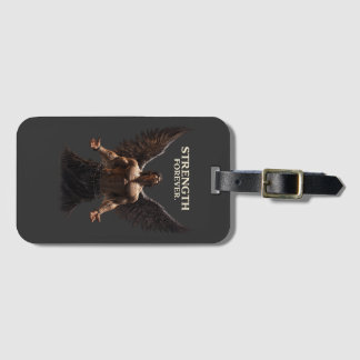 Sterkte Voor Altijd Dark Angel Design – Motiverend Bagagelabel