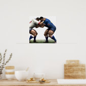 Sterktetest - Rugby Art Print (Keuken)