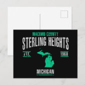 Sterlhoogte Briefkaart (Voorkant / Achterkant)