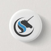 Sterling en Stone Unicorn Button (Voorkant)