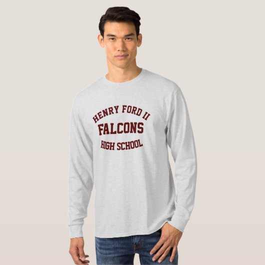 Sterling Heights Henry Ford II Lycée T-shirt (Devant entier)