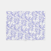 Sterling High Script Text II Couverture en polaire (Devant (Horizontal))