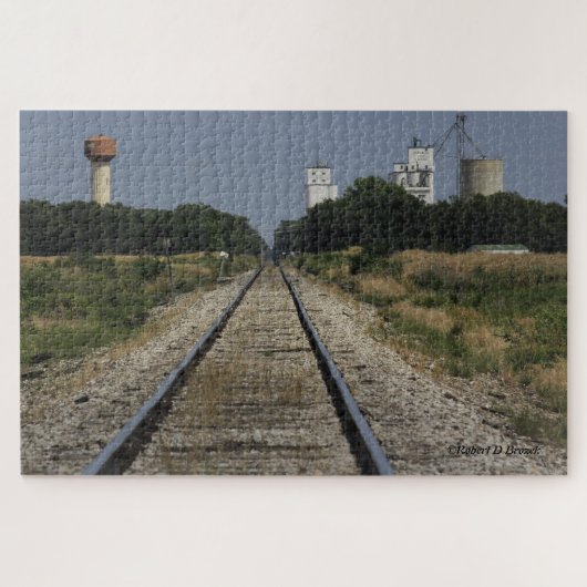 Sterling Kansas avec voie ferrée PUZZLE (Horizontal)