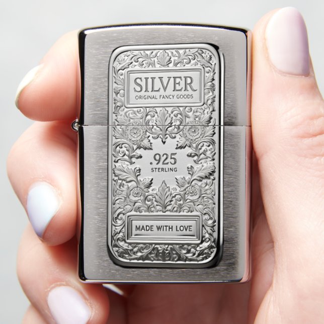 Sterling Silver Victorian Scrollwork Bullion (In Hand)