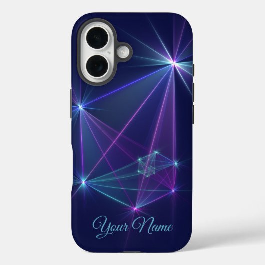 Sternbeeld, Abstracte Fantasie Fractale Kunst Naam Case-Mate iPhone Case (Achterkant)