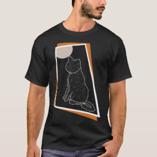 Sternbild Katten Constellatie Kat Mam Kat T-shirt