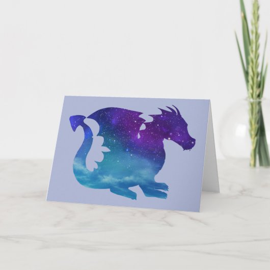 Sterne Galas Drache Stars Galaxy Dragon Kaart (Voorkant)